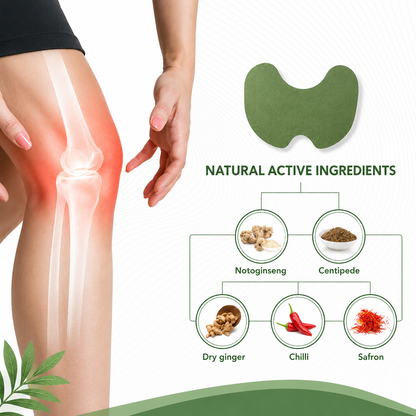 Knee Pain Relief Patch | Herbal Pain Relief Knee Patch