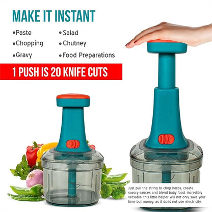 Manual Hand Press Push Chopper